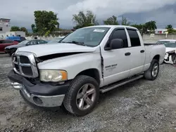 Salvage cars for sale at Opa Locka, FL auction: 2005 Dodge RAM 1500 ST