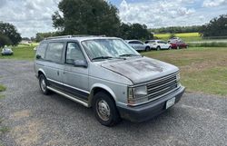 Salvage cars for sale at Apopka, FL auction: 1990 Plymouth Voyager LE