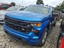 Salvage cars for sale at Florence, MS auction: 2022 Chevrolet Silverado K1500 Custom