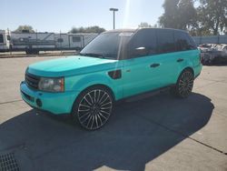 Salvage cars for sale at Sacramento, CA auction: 2007 Land Rover Range Rover Sport Supercharged