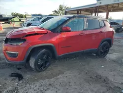 Salvage cars for sale at Riverview, FL auction: 2021 Jeep Compass Latitude