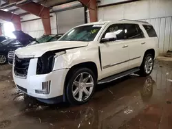 Salvage cars for sale at Lansing, MI auction: 2015 Cadillac Escalade Luxury