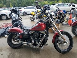 Salvage motorcycles for sale at Seaford, DE auction: 2012 Harley-Davidson Fxdb Dyna Street BOB