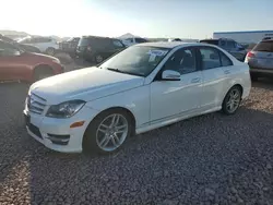 Salvage cars for sale at Phoenix, AZ auction: 2012 Mercedes-Benz C 300 4matic