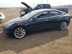 Salvage cars for sale at Elgin, IL auction: 2018 Tesla Model 3