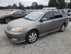 Salvage cars for sale at Graham, WA auction: 2004 Toyota Corolla CE