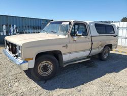 Salvage trucks for sale at Anderson, CA auction: 1986 Chevrolet C20