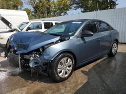 Chevrolet salvage cars for sale: 2012 Chevrolet Cruze LS