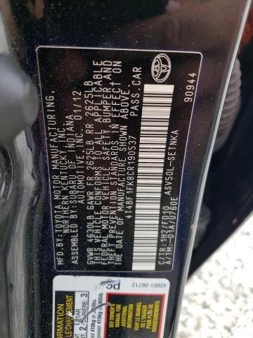 2012 Toyota Camry Base