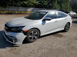 Salvage cars for sale at Greenwell Springs, LA auction: 2020 Honda Civic LX