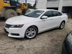 Chevrolet salvage cars for sale: 2015 Chevrolet Impala LT