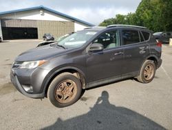 Salvage cars for sale at East Granby, CT auction: 2013 Toyota Rav4 LE