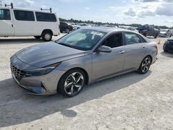 Salvage cars for sale at Arcadia, FL auction: 2021 Hyundai Elantra SEL