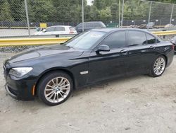 Salvage cars for sale at Waldorf, MD auction: 2013 BMW 750 XI