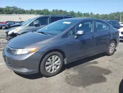 Honda salvage cars for sale: 2012 Honda Civic LX