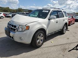 Salvage cars for sale at Lebanon, TN auction: 2012 Ford Escape Limited