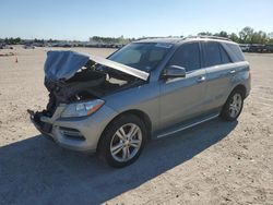 Salvage cars for sale at Houston, TX auction: 2014 Mercedes-Benz ML 350