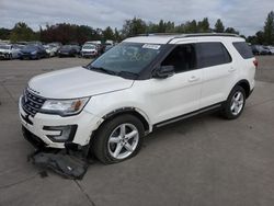 Ford Explorer xlt salvage cars for sale: 2017 Ford Explorer XLT