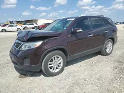 Salvage cars for sale at Temple, TX auction: 2014 KIA Sorento LX