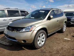 Salvage cars for sale at Brighton, CO auction: 2007 Nissan Murano SL