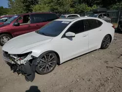 Acura salvage cars for sale: 2015 Acura TLX Tech