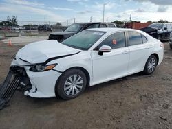 Salvage cars for sale at Homestead, FL auction: 2019 Toyota Camry LE