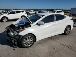 2014 Hyundai Elantra SE en venta en Grand Prairie, TX