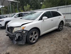 Salvage cars for sale at Savannah, GA auction: 2010 Toyota Venza