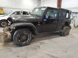 Jeep salvage cars for sale: 2016 Jeep Wrangler Unlimited Sahara