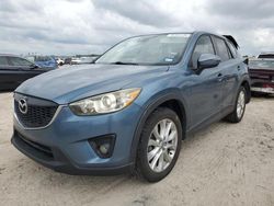 Salvage cars for sale at Houston, TX auction: 2015 Mazda CX-5 GT