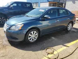 Salvage cars for sale at Woodhaven, MI auction: 2015 Nissan Sentra S