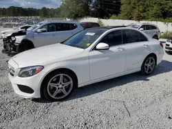 Salvage cars for sale at Fairburn, GA auction: 2015 Mercedes-Benz C 400 4matic