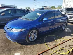 Salvage cars for sale at Chicago Heights, IL auction: 2007 Honda Civic SI