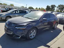 Chevrolet salvage cars for sale: 2017 Chevrolet Malibu LS