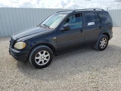 Salvage cars for sale at Arcadia, FL auction: 2000 Mercedes-Benz ML 430