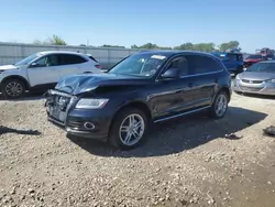 Salvage cars for sale at Kansas City, KS auction: 2013 Audi Q5 Premium Plus