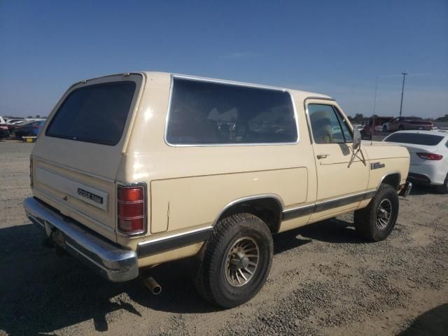 1986 Dodge Ramcharger AW-100