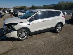 Salvage cars for sale at Las Vegas, NV auction: 2017 Ford Escape SE