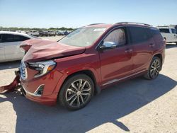 Salvage cars for sale at San Antonio, TX auction: 2018 GMC Terrain Denali