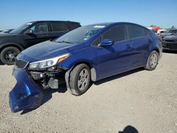 Salvage cars for sale at Houston, TX auction: 2017 KIA Forte LX