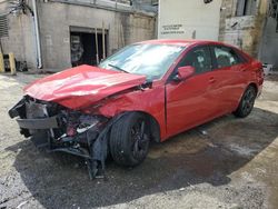 Carros salvage para piezas a la venta en subasta: 2021 Hyundai Elantra SEL