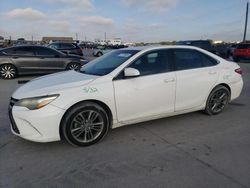 Salvage cars for sale at Grand Prairie, TX auction: 2016 Toyota Camry LE