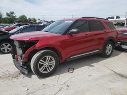 Salvage cars for sale at Lawrenceburg, KY auction: 2021 Ford Explorer XLT