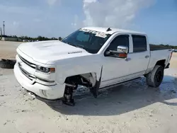 Chevrolet salvage cars for sale: 2018 Chevrolet Silverado K1500 LTZ