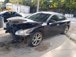 Salvage cars for sale at Hueytown, AL auction: 2010 Nissan Maxima S