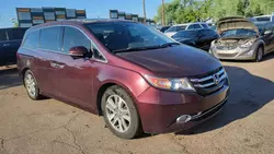 Salvage cars for sale at Phoenix, AZ auction: 2014 Honda Odyssey Touring