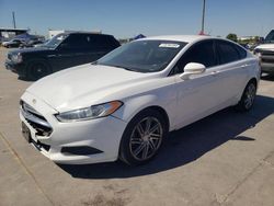 Salvage cars for sale at Grand Prairie, TX auction: 2016 Ford Fusion SE