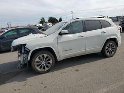 Jeep salvage cars for sale: 2019 Jeep Cherokee Overland