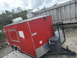 Salvage trucks for sale at West Palm Beach, FL auction: 2017 Trail King Trailer