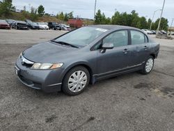 Salvage cars for sale at Gaston, SC auction: 2009 Honda Civic LX